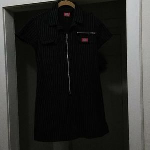 Dickies Pinstripe Mini dress